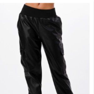 Vegan Leather Joggers